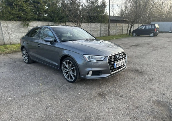 Audi A3 cena 76800 przebieg: 91232, rok produkcji 2017 z Ostrołęka małe 781